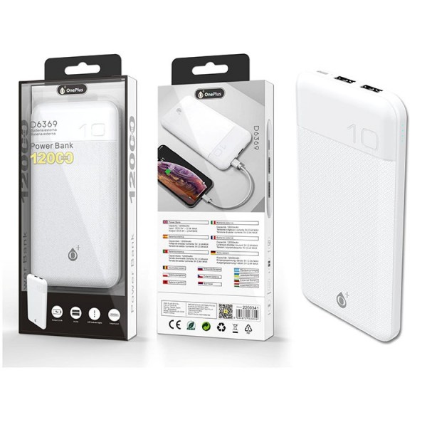 OnePlus D6369 Power bank 12000mAh White